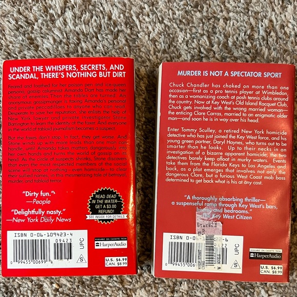 EUC 2PK STUART WOODS “DIRT” and “CHOKE” paperbacks - Picture 2 of 2